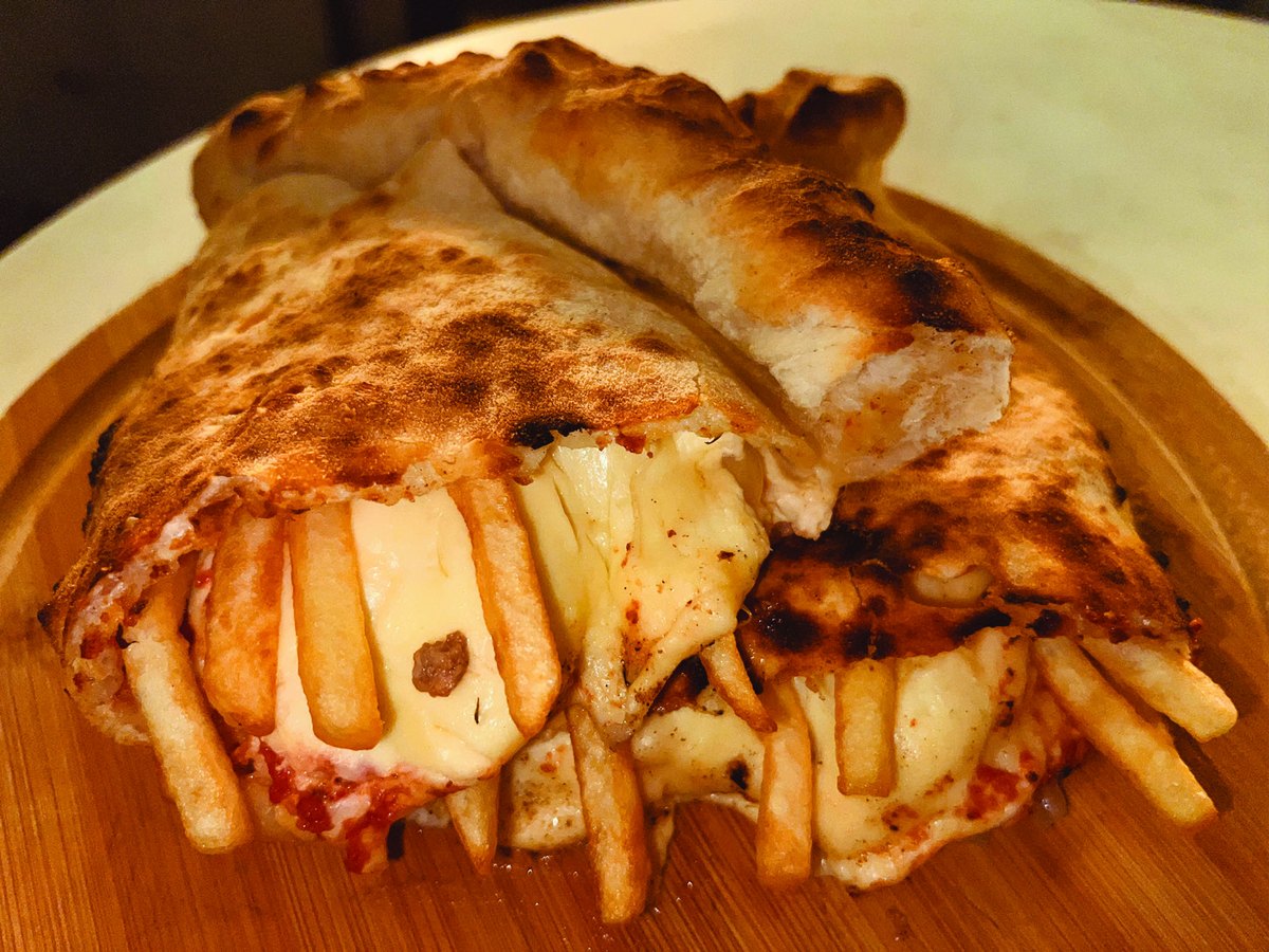 Calzone Burger at Mr. CIAO